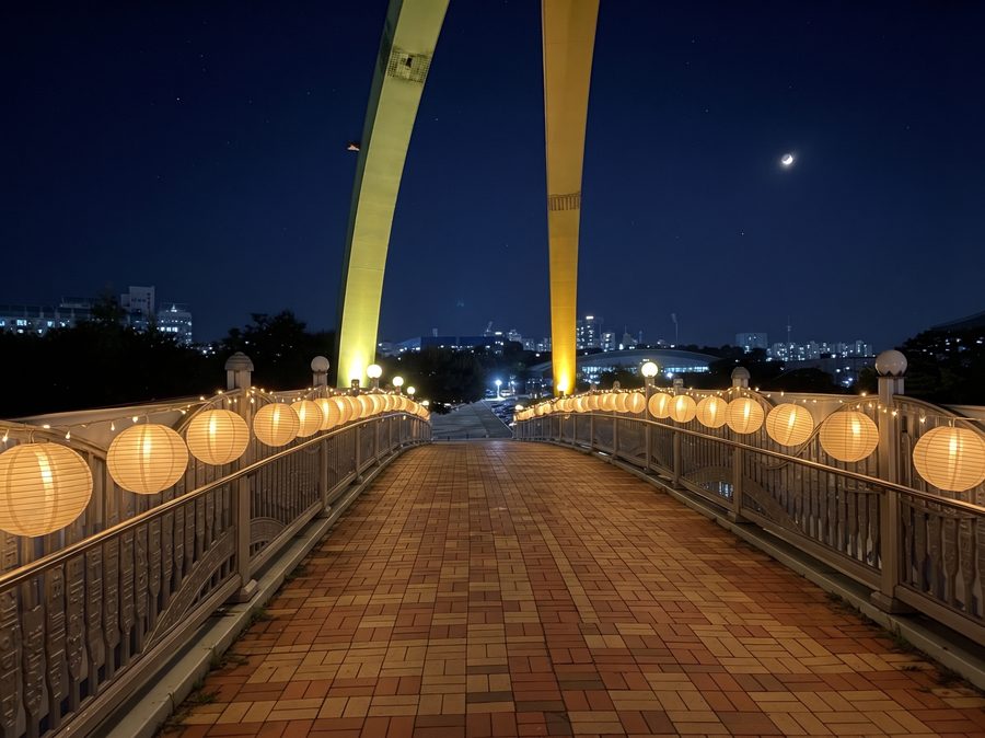 흥덕사지 금당야경 전시